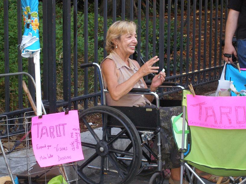 The fortune teller lady mentioned in the article