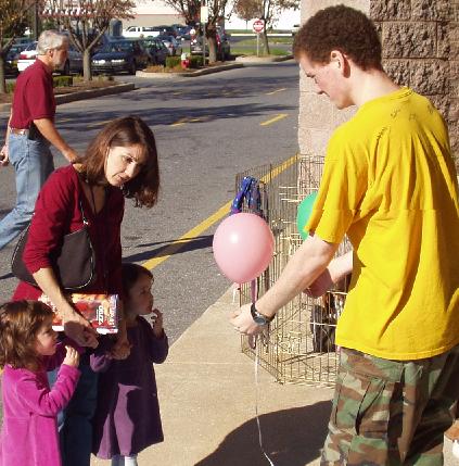 A balloon for a kid